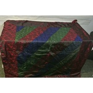 Vtg. $79.99 Pier 1 Imports RAYON Wall Hanging Tapestry Throw 50"x 60" Blanket